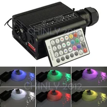 DMX 16 Вт RGBW LED пластиковый Оптоволоконный Звезда Потолок Комплект 200 шт. 0.75 мм 2 М оптического волокна освещение + 28key РФ Дистанционного