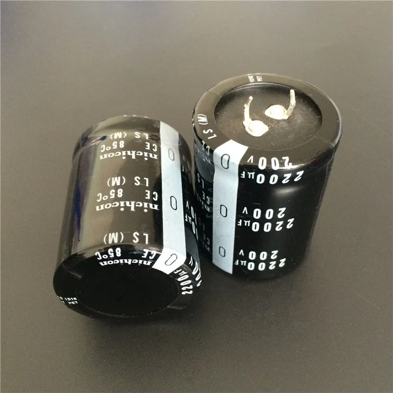 2PCS 2200uf 80v Nichicon LS 80V2200uF Snap-in PSU Capacitor