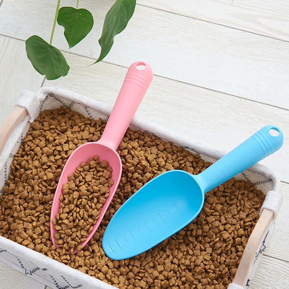 2 PCS Plastic Hand Flowerpot Shovel Scoop for Homegrown Gardening Plant,Pet's Food Scoop, Kids Beach Sand Shovel(Blue&Pink
