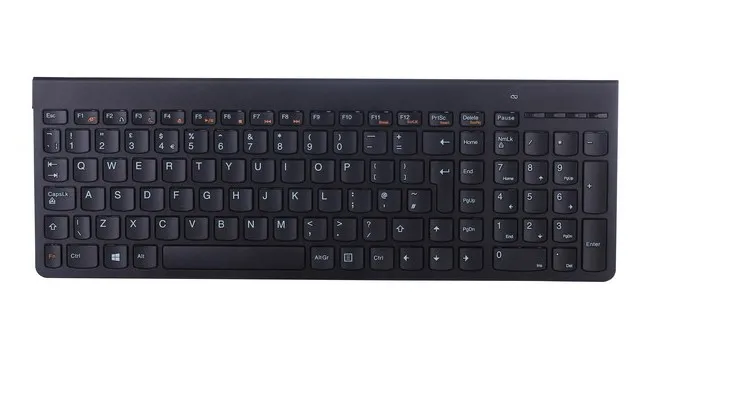 Оригинальные SK-8861 Кнопка шоколад 2.4 ГГц Беспроводной французский AZERTY раскладка клавиатуры и мыши для Lenovo ПК и все в-одном ПК