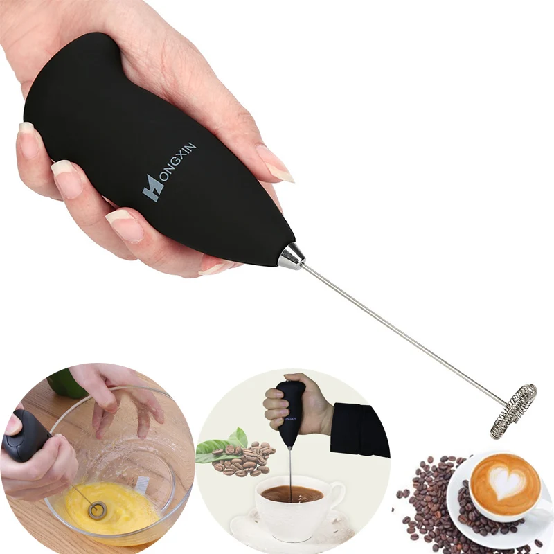

Electric Hand Whisk Mixer Milk Frother Mini Coffee Milk Whisker For Baking Cooking Drinking Whipping Milk Ice Cream Kitchen Tool