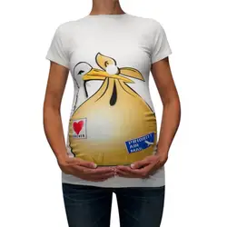 Футболка для беременных, милая Повседневная футболка с короткими рукавами и забавным принтом для беременных, Ropa Embarazada, Футболка для
