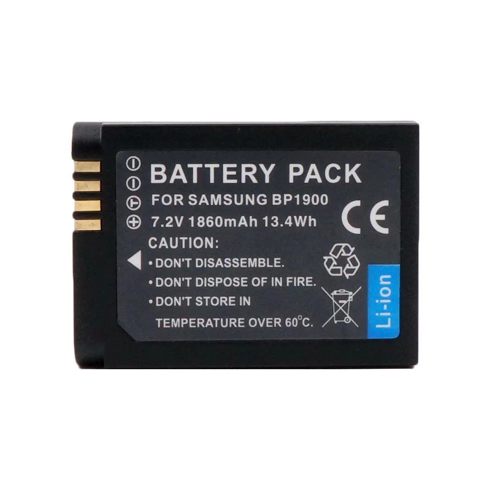 

WHCYonline 1860mAh BP1900 BP-1900 BP 1900 ED-BP1900 Camera Battery For Samsung Smart Camera NX1 EV-NX1ZZZBZBUS EV-NX1ZZZBMBUS