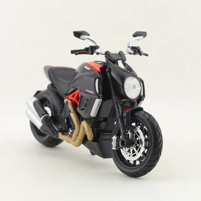 MaiSto литой металл модель наборы: Ducati Diavel мотоциклетный, из углеродного сплава модель 1:12 собрать модель игрушки быстро собирающийся с