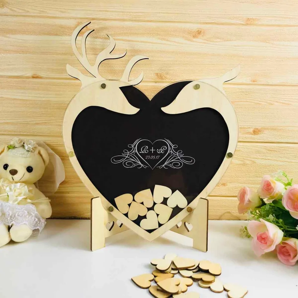 Personalised Guest Book,Drop top Heart Guestbook,Guest Book Ideas,Memorial Guest Book,Wedding Guest Book,Wedding Decor (2)