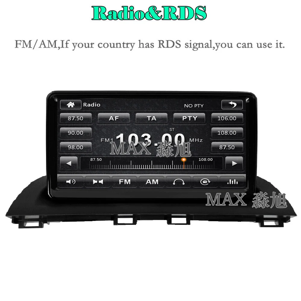 Cheap MAX 9" Car Radio GPS Navigation System For Mazda CX-4 Bluetooth Call/Music Free Map Steering wheel control 1080P 3G 1