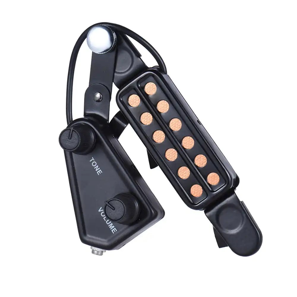 Akustische Gitarre Pickup 12 Loch Sound Pickup für Gitarre Teile Zubehör