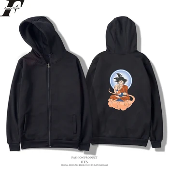 

LUCKYFRIDAYF Dragon Ball cartoon funny fashion sports men women zipper hoodies jacket casual long sleeve hooded sweatshirts tops