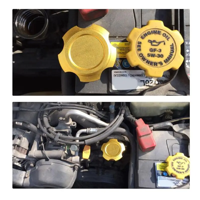Aluminum Alloy Engine Oil Filler Cap for Subaru WRX STi GC GD GF GM GG GE GH Auto Replacement Parts Car Styling Aluminum Alloy Engine Oil Filler Cap for Subaru WRX STi GC GD GF GM GG GE GH Auto Replacement Parts Car Styling