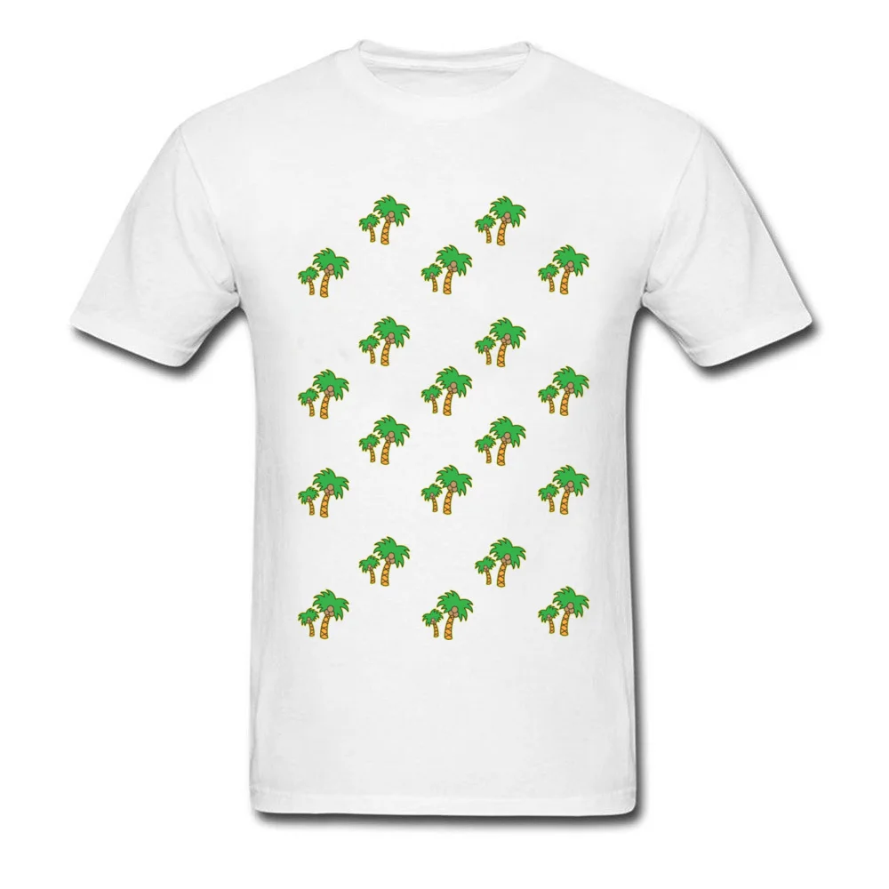 Mens Tops Tees Palm tree dream 2018 New Fashion Casual T-shirts 100% Cotton Short Sleeve Cool Tee Shirts O Neck Palm tree dream white