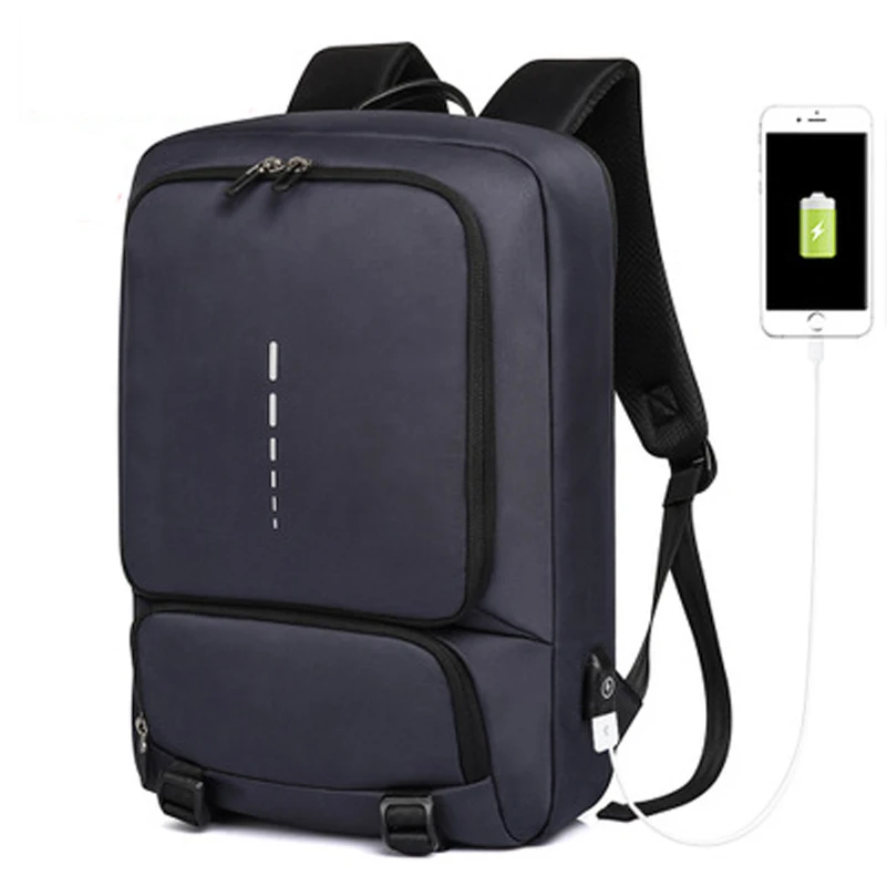 

Men Backpacks Large capacity storage 16inch USB Charging Laptop Male College Anti theft Fashion Waterproof Backpack for Boys