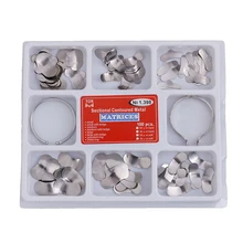 Прямая 100 шт./упак. Стоматологическая матрица секционные Контурные металлические матрицы