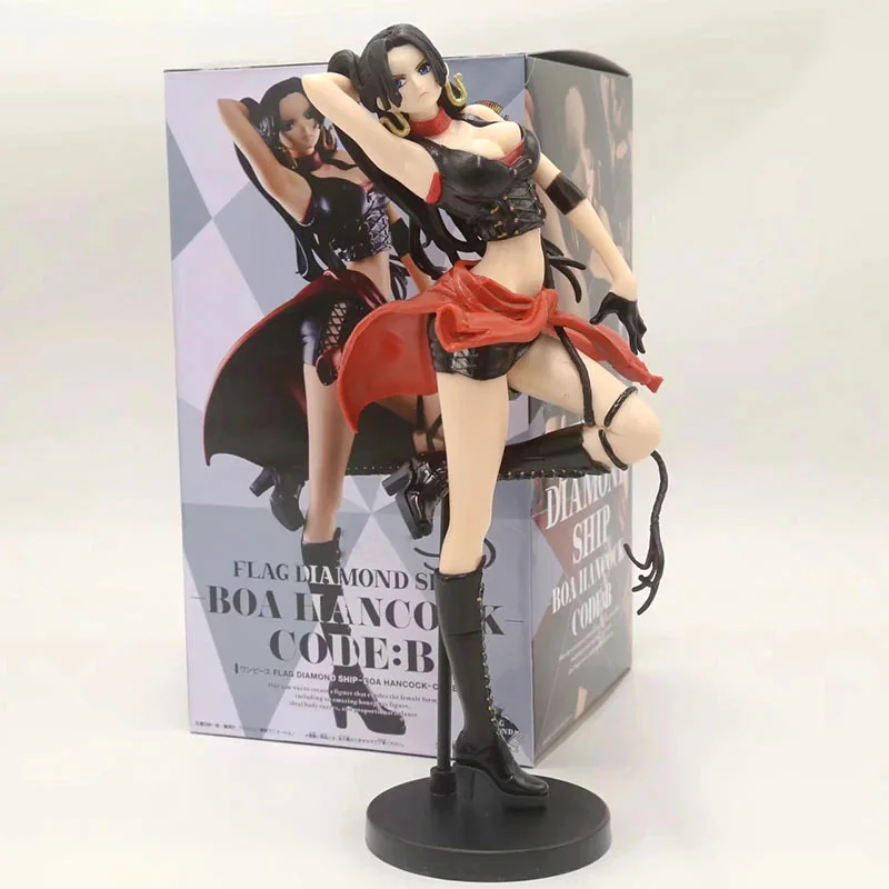 Sexy Doll Girl Model Toys Boy Gifts One Piece Boa Hancock Leather Whip Action Figure Toy