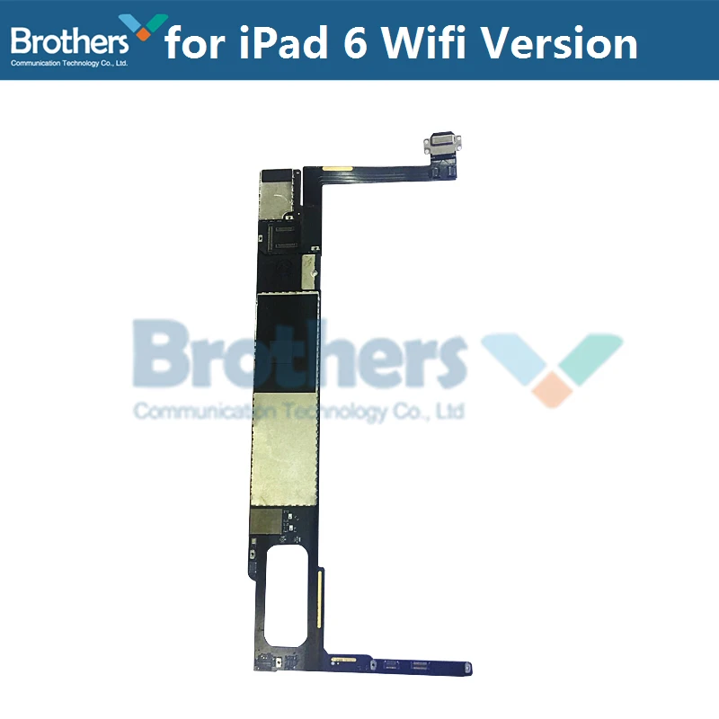 Материнская плата для iPad 6 3g wifi версия материнская плата с Fringerprint/без для iPad 6 16G 32G 64G 128G Протестировано оригинальное качество