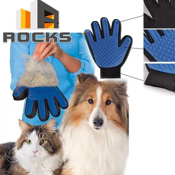 Magic Deshedding Glove Suit for Pet Dog Cat Massage Grooming Groomer