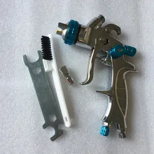 SAT1215 воздушные краскопульты Аэрограф Профессиональный HVLP пистолет-распылитель для окрашивания автомобиля HVLP гравитационный Тип подачи пневматический пистолет-сопло