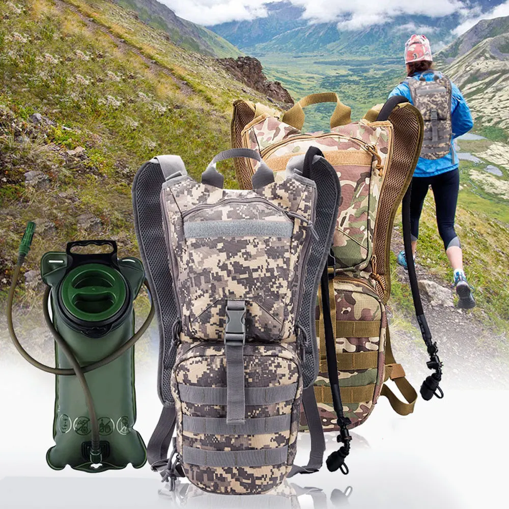 3L Water Bag + 3L Waterproof Backpack Outdoor Climbing Cycling Camping