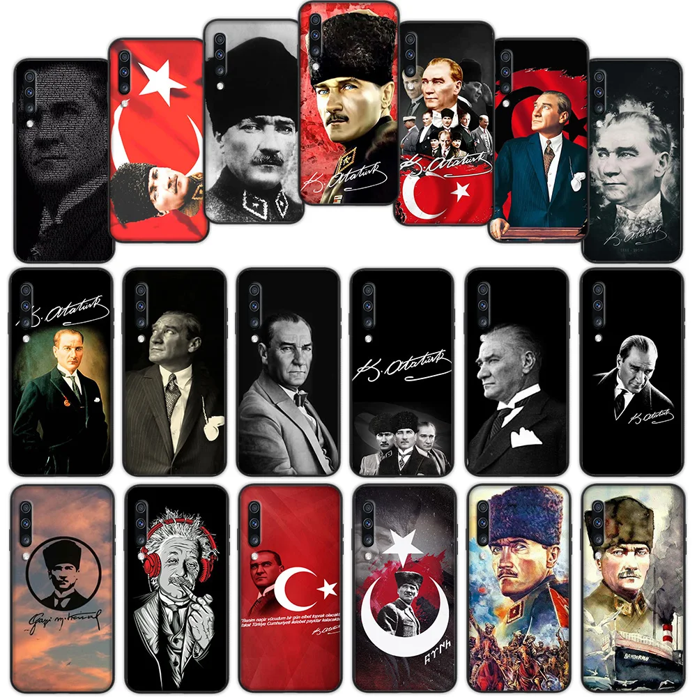 

Turkey Mustafa Kemal Ataturk Soft Cover Case for Samsung Galaxy A50 A6 Plus A7 A8 2018 A5 A9 A10 A30 A40 A70