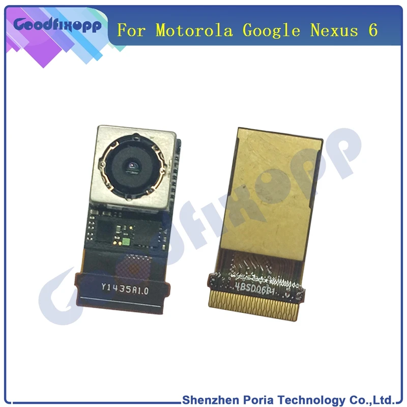 MT0008 For moto MOTO Google Nexus 6 XT1100 XT1103 100% New Original Back Rear Camera Big Main Camera Module Flex Cable(3-)