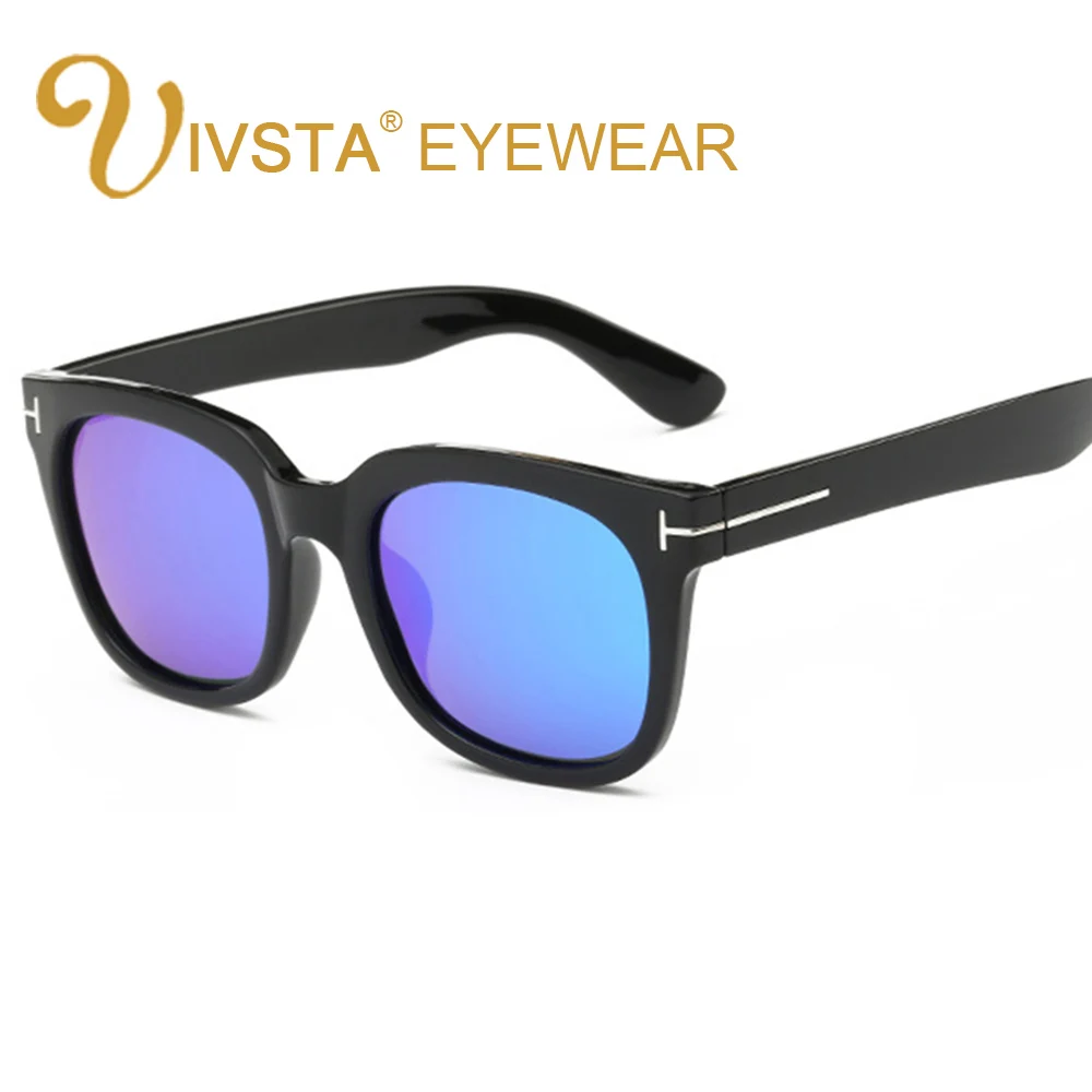 

IVSTA Mirror Sunglasses Polarized Lenses Squre Sun Glasses Men Driving Flexible TR90 frame Polaroid Sport beach 9007 summer cool