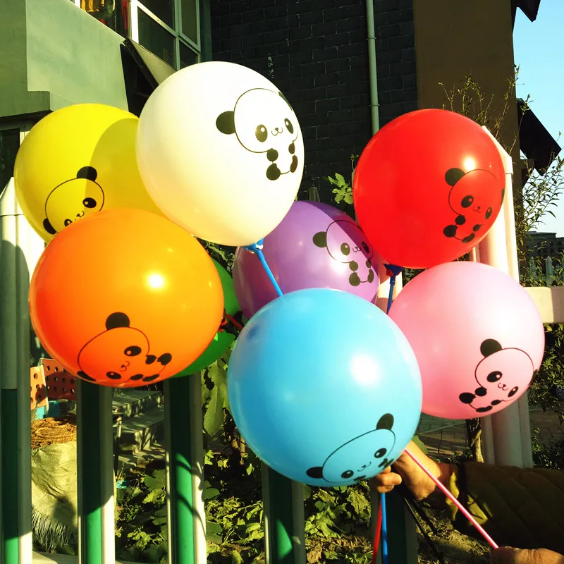 

2018 New Lovely Panda Balloon Pet Cartoon Animal Helium Balloon for Children Kids Birthday Party Decoration Funny Christmas Gift
