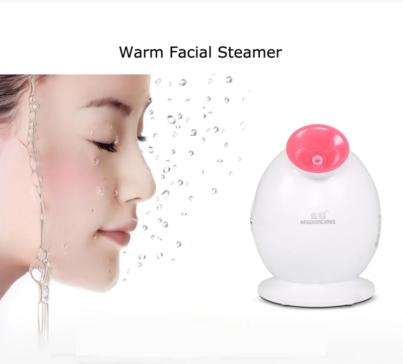 Kingdom Professional Facial Steamer Machine Warm Nano Mist Humidifier