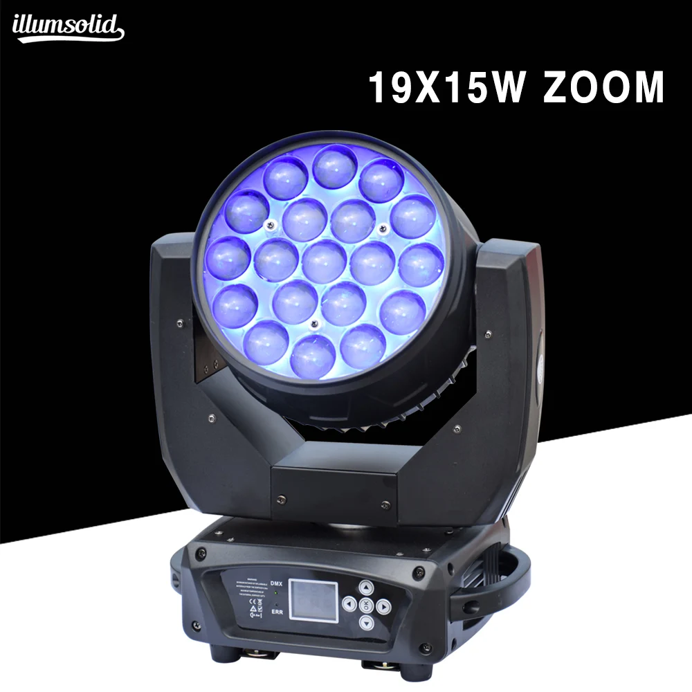 

Led wash 19x15w Zoom Moving Head Light dmx Disco light for bar stage