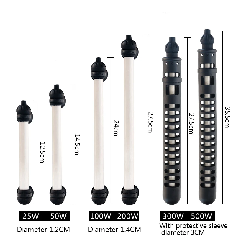 25 Вт 500 Вт мини погружной Аквариум Нагреватель регулируемый аквариум эко рептилия, черепаха, рыба термостат бака регулятор температуры нагреватель