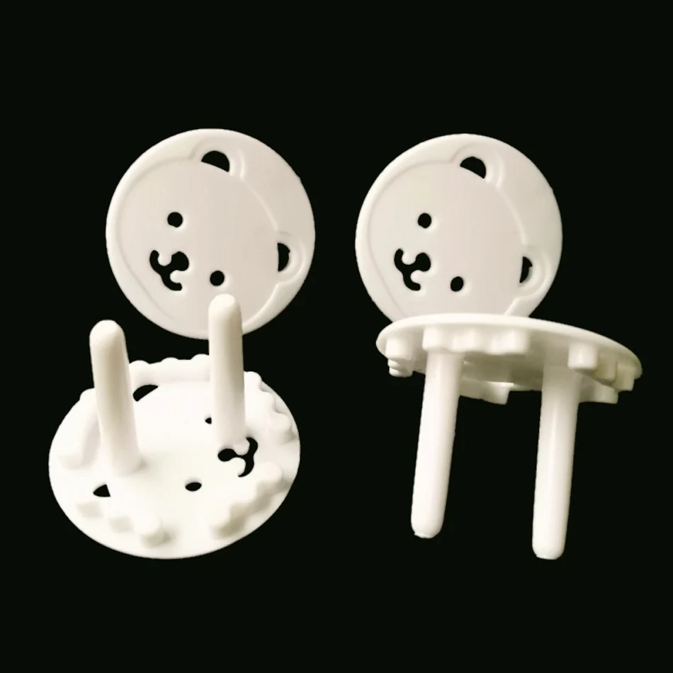 

10Pcs/Lot Europe Standard Sockets Cover Baby Children Protection Against Electric Shock ABS Plug 2 Pin Phase Outlet Socket Lock