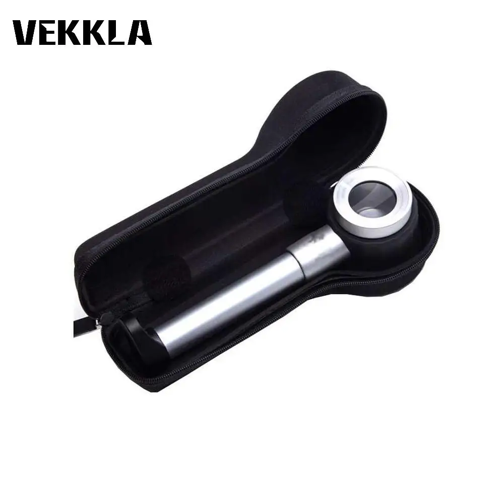 

Optical Glass 10X LED Magnifier Magnifying Reading Map Jewelry Tool Loupe with Measure Scale Handheld