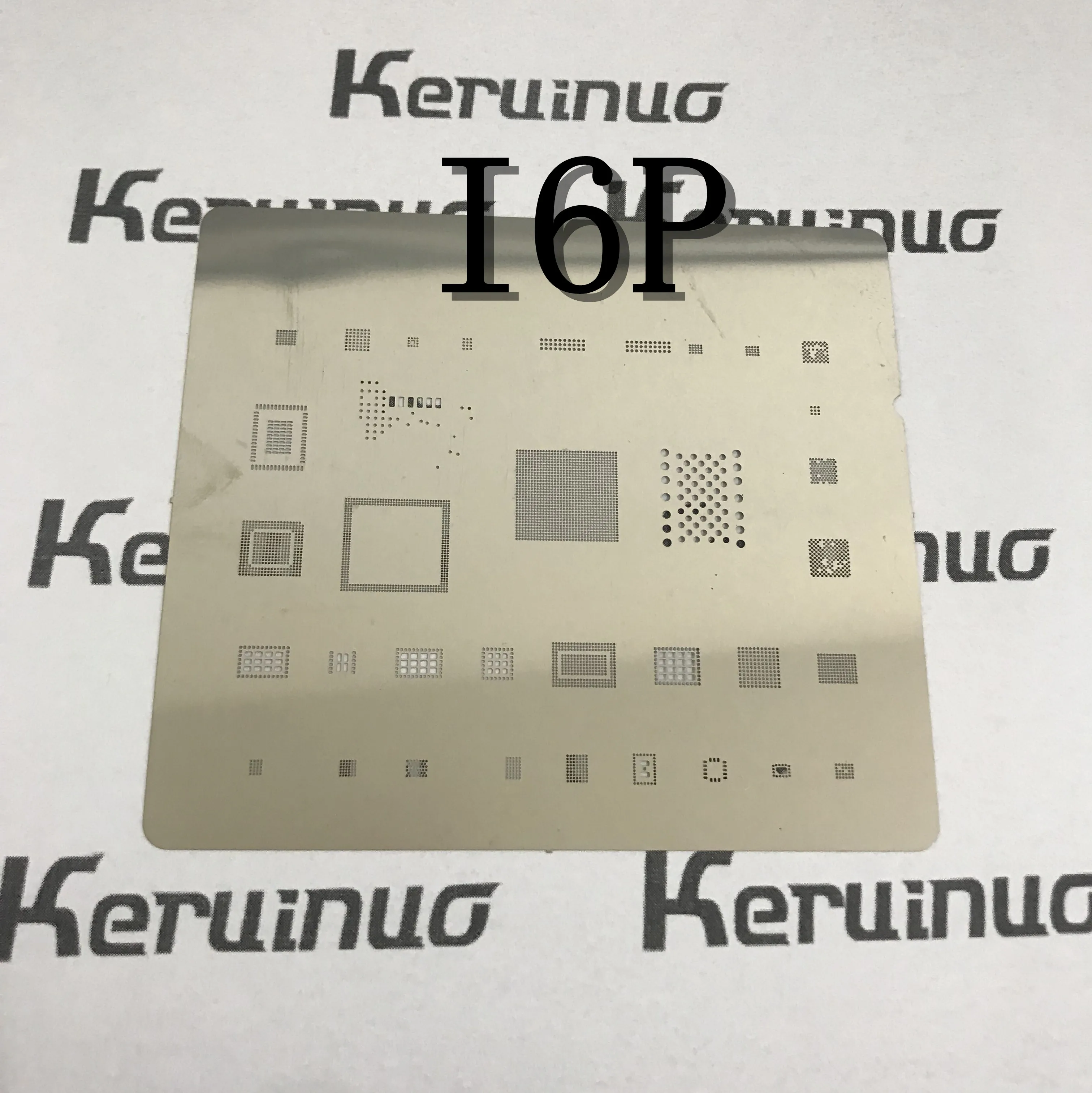 Для iPhone 6 Plus BGA Stencil CPU RAM Wifi Nand Flash Base Band Усилитель мощности аудио IC Reballing Chip Pin