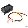 Voltmètre numérique de RPM de jauge de tachymètre de LED 2 en 1 pour la vitesse de rotation automatique de moteur Mar28 ► Photo 1/6