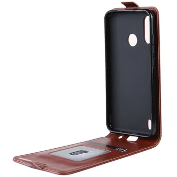 

10pcs/lot phone cases For MOTO One Power P30 Note crazy horse flip Leather Cover case TPU For MOTO P40 power play