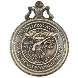 Карманные часы мужской классический часы для медсестры США ВМС спецоперации команда и уплотнения блок шаблон карманные часы cep saati
