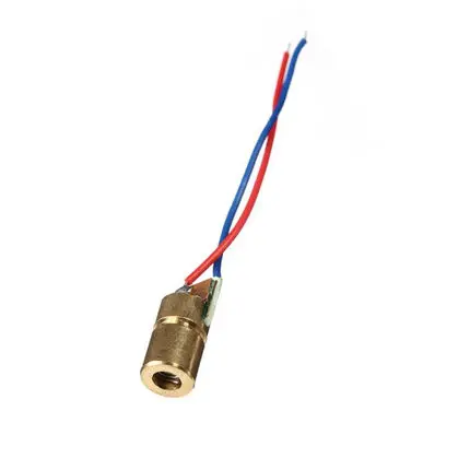 

10pcs/lot 5V 650nm 5mW Laser Red Dot Module red laser sight red laser diode laser pointer new