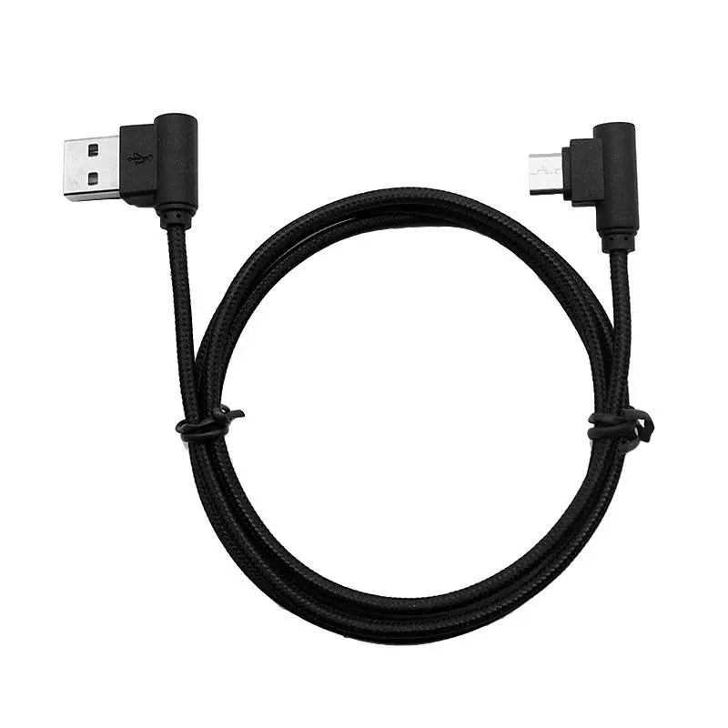 1M Right Angle Micro USB Cable 90 Degree Fast Charging Data Sync Cable Cord for Samsung