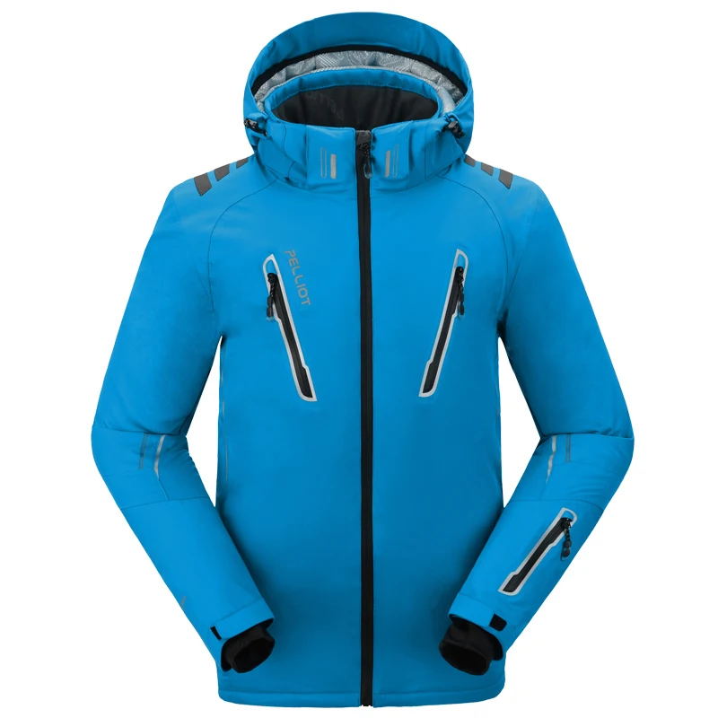 Новая гарантия, аутентичная! Pelliot, мужские лыжные костюмы, куртка, Мужская теплая куртка с хлопковой подкладкой для сноуборда, Мужская лыжная куртка