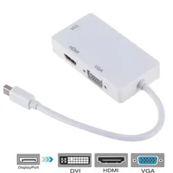 Thunderbolt/Mini display port/DP на VGA/HDMI/DVI адаптер для Macbook Pro Air Mac