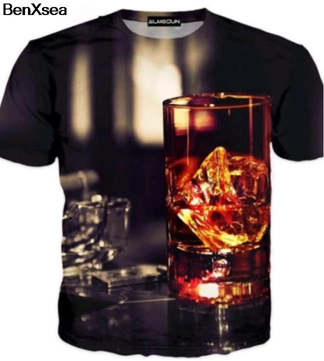 

2018 Printed ON THE ROCKS - 3D STREET WEAR TSHIRT Printed Fashion Hip Hop Famous Brand Top Tees