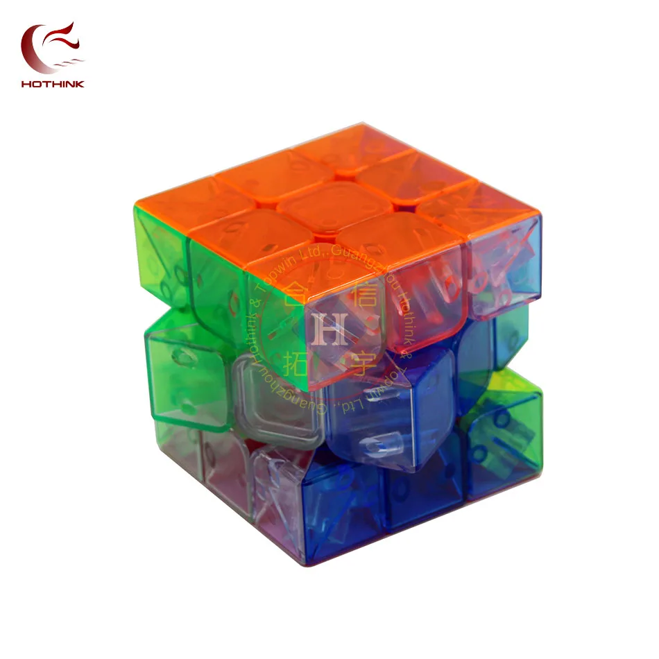 3x3x3 волшебный ультра гладкий Профессиональный скоростной прозрачный кубик-пазл Детские Подарочные игрушки 5,6 см