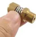 

Free Shipping 100PCS/LOT Gold Tone Adjustable Pneumatic Muffler Silencer 3/8" Male Threaded for Valve
