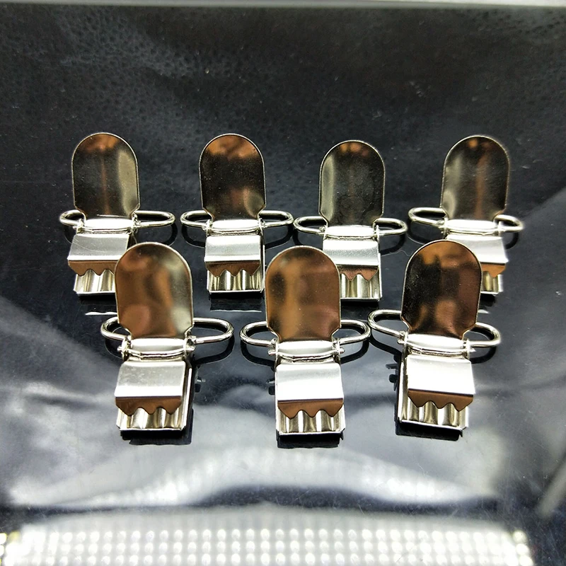 Metal Pacifier Suspender Clip Garment Clip Craft for Bib Toy Holder Clothes Sewing Accessory 12 pcs/50 pcs/100 pcs sewing accessories sewing clips garment clips clothes clips wooden craft clips baby pacifier clips