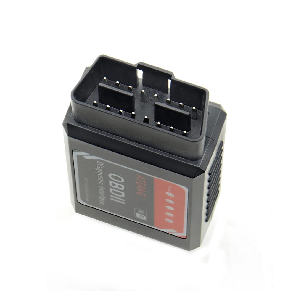 VSTM ELM327 WI-FI OBD2 Автомобильный сканер штрих-кода/портативный принтер печатает QR/iOS с PIC18F25K80 чип Автомобильный диагностический инструмент