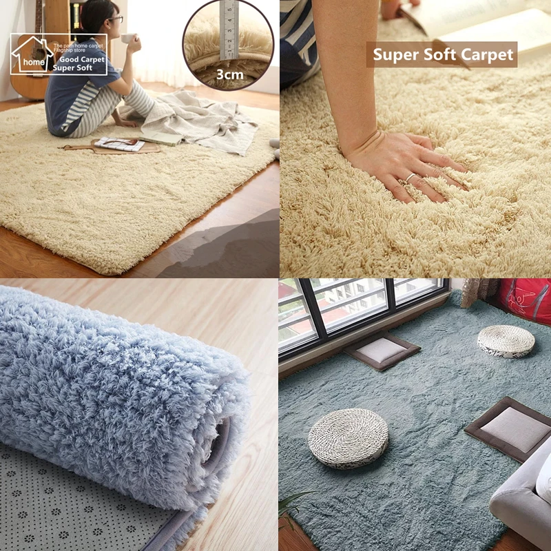 

Large 2MX3M Thicken Cashmere Floor Mat baby big Carpets For Living Room Rugs Bedroom Table Area Rugs Soft Children Play Mat