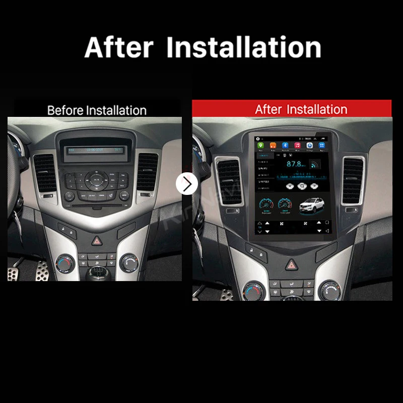 Excellent KiriNavi Telsa Style Vertical Screen 10.4‘’ 2 din Android 7.1 radio car multimedia For Chevrolet Cruze dvd automotivo head unit 5 Excellent KiriNavi Telsa Style Vertical Screen 10.4‘’ 2 din Android 7.1 radio car multimedia For Chevrolet Cruze dvd automotivo head unit 5