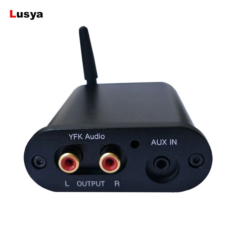 CSR8675 Bluetooth 5,0 аудио приемник декодирование PCM5102A 3,5 RCA DAC AUX вход с антенной Чехол Поддержка APTX HD 24 бит A6-003