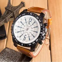 2017 Luxury Men’s Watch Fashion Quartz-watch Waterproof Man Watches Brand Luxury Relojes Hombre Leather Relogios masculinos