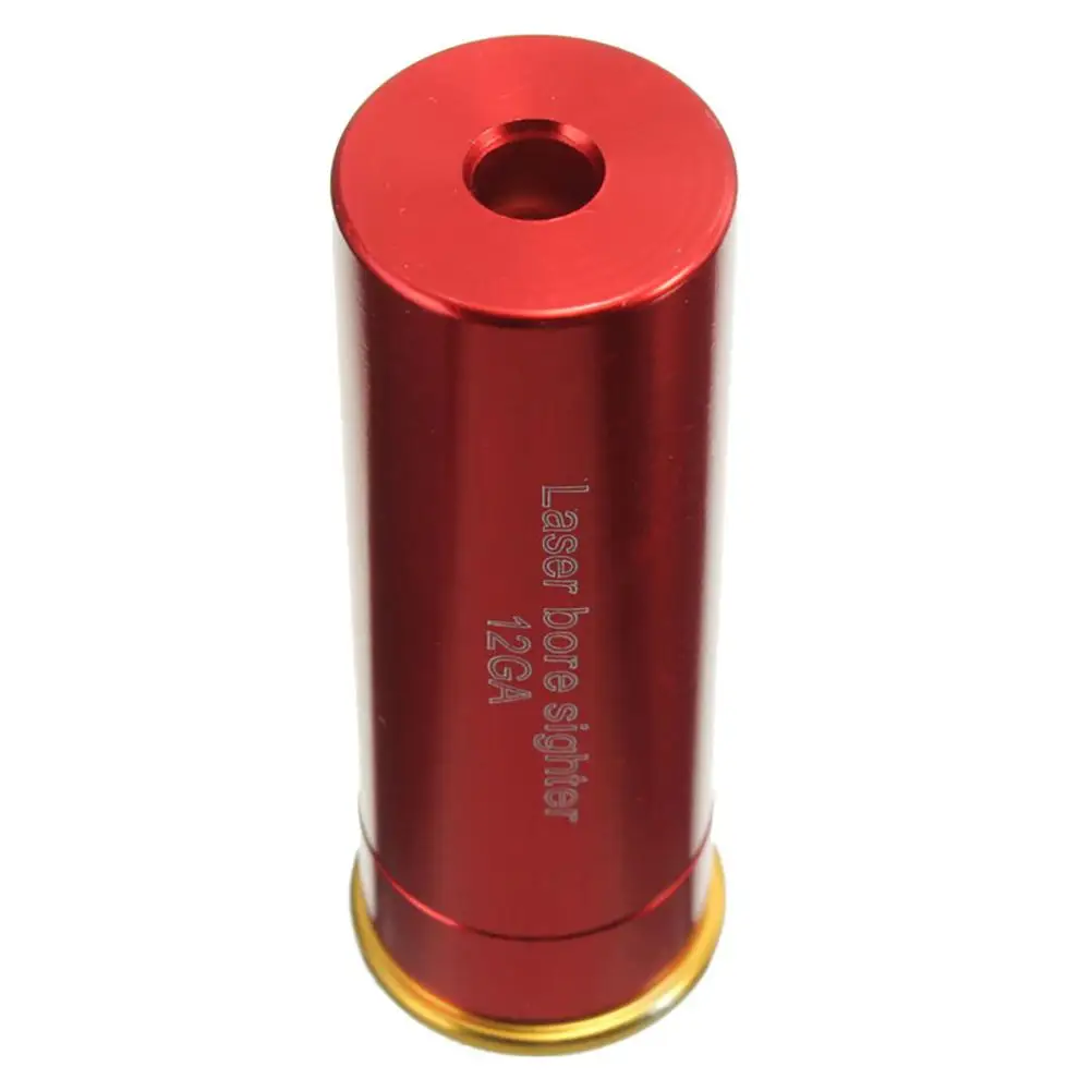 12 GA калибратор скважина Sighter Boresighter красный прицел Boresight красная медь