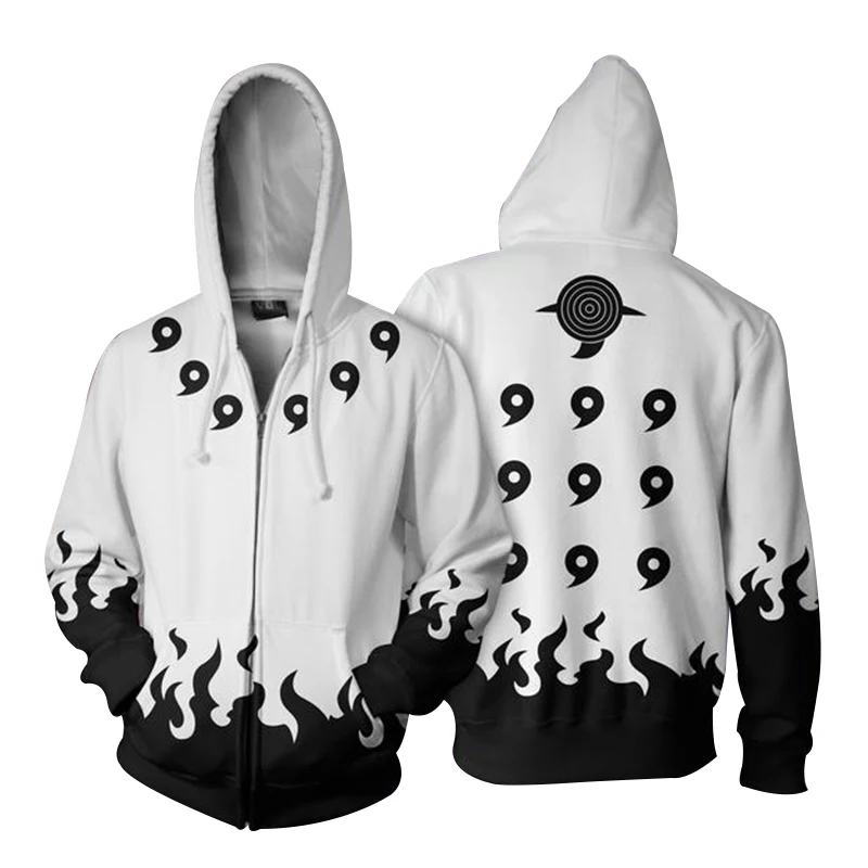 

Cloudstyle 3D Zip Up Hoodie Men Anime Naruto 3D Print Cosplay Sweatshirt Long Sleeve Hoody Streetwear Zipper Jacket Hipster 5XL
