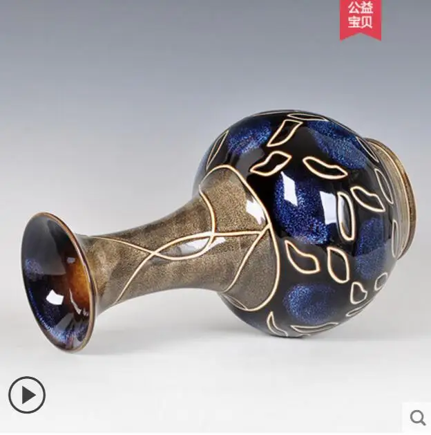 Simple Creative Living Room Arrangement Flower Vase European Decoration Vase Home Decoration Jingdezhen Ceramics